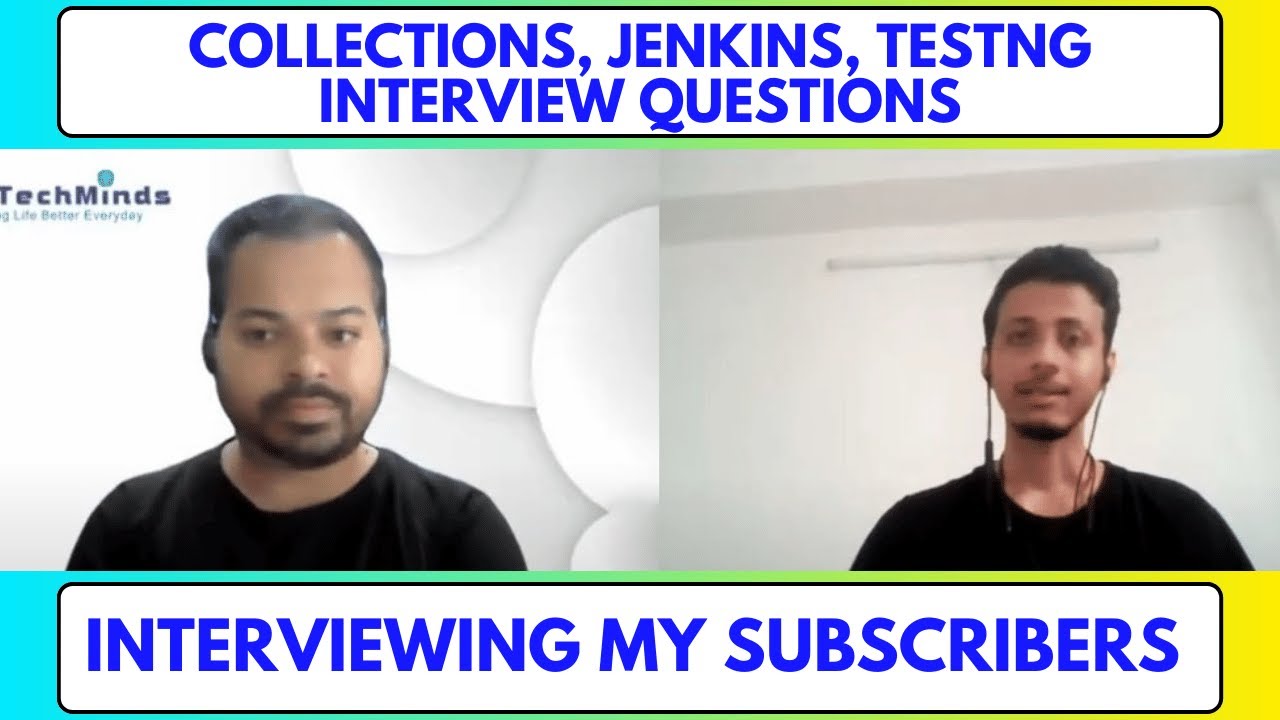 Automation Testing Live Interview for 2 to 4 YOE | Questions on TestNG, Collection , Jenkins