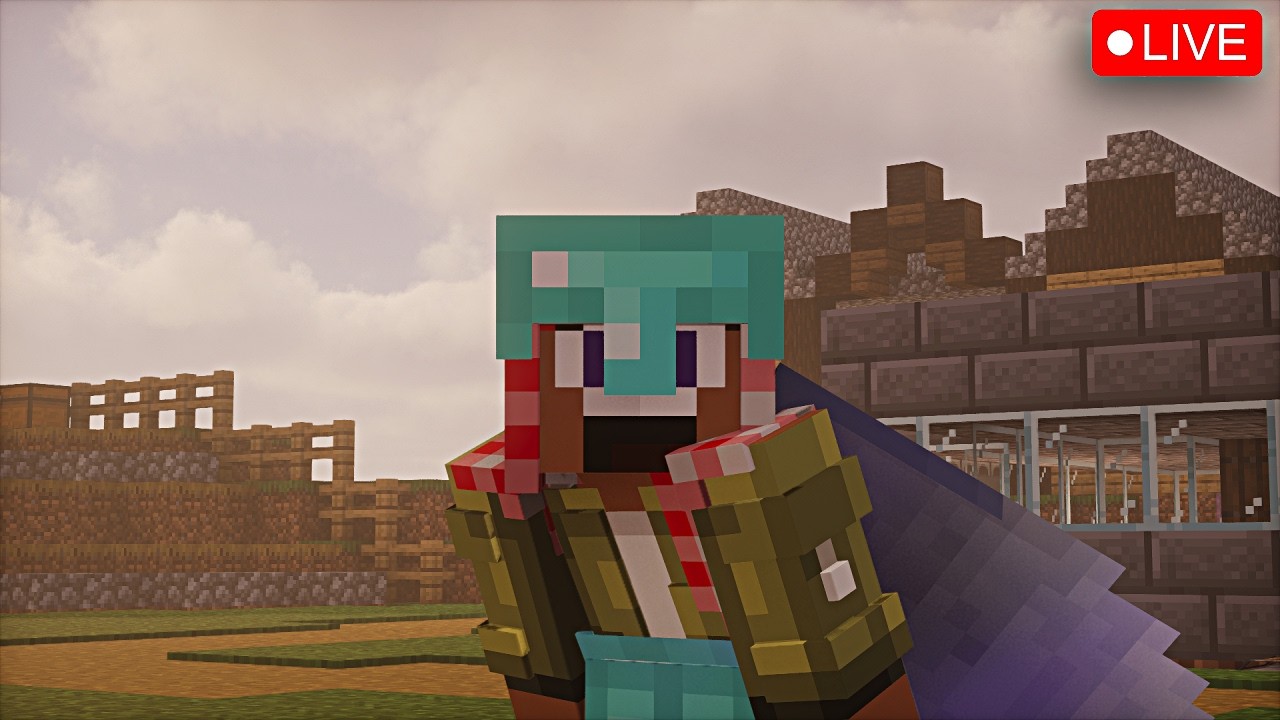 [🔴LIVE] Buat Farm Bambu #minecraft #jowocraft #mediashareon