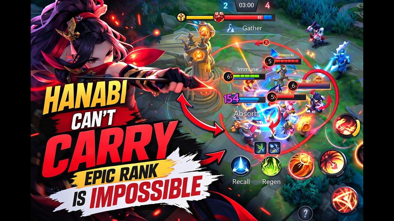 I Tried Carrying Epic Rank With Hanabi… Here's What Happened