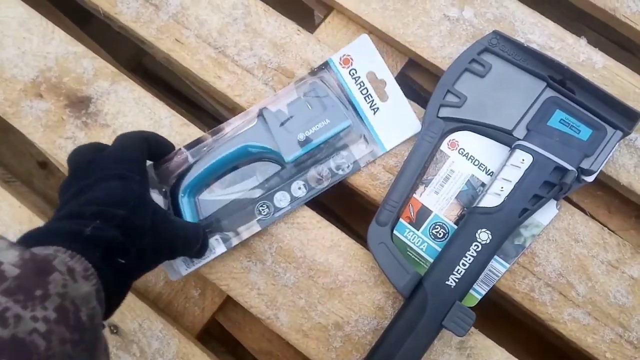 Сравнение топора Гардена 1400  - Gardena от Husqvarna с обычными топорами и колунами. Часть 1.