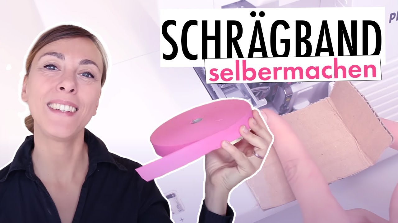 Meterweise Schrägband selber machen - Unglaublich wie einfach es ist, wenn man weiß wie es geht