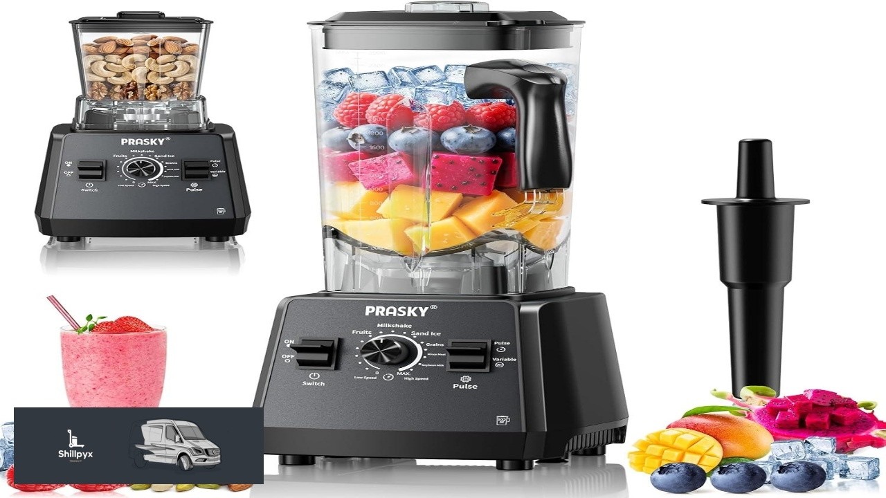2400W High Speed Countertop Blender 101oz Large Capacity BPA Free 25000 RPM Stainless