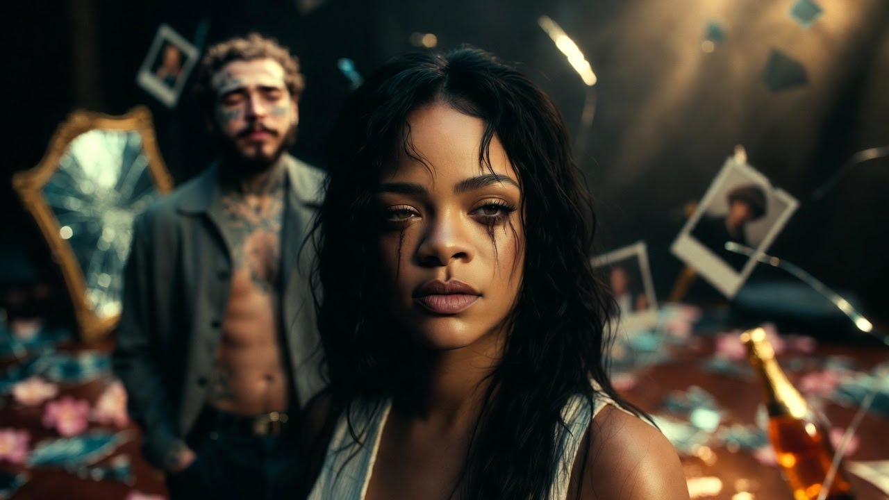 Rihanna ft.  Post Malone – Perfect Waste (Lyrics Video)