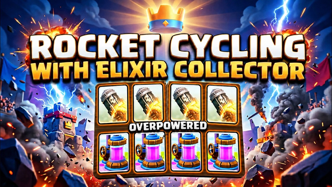 Infinite Rockets + Elixir Collector = UNFAIR Deck?! 😱🔥