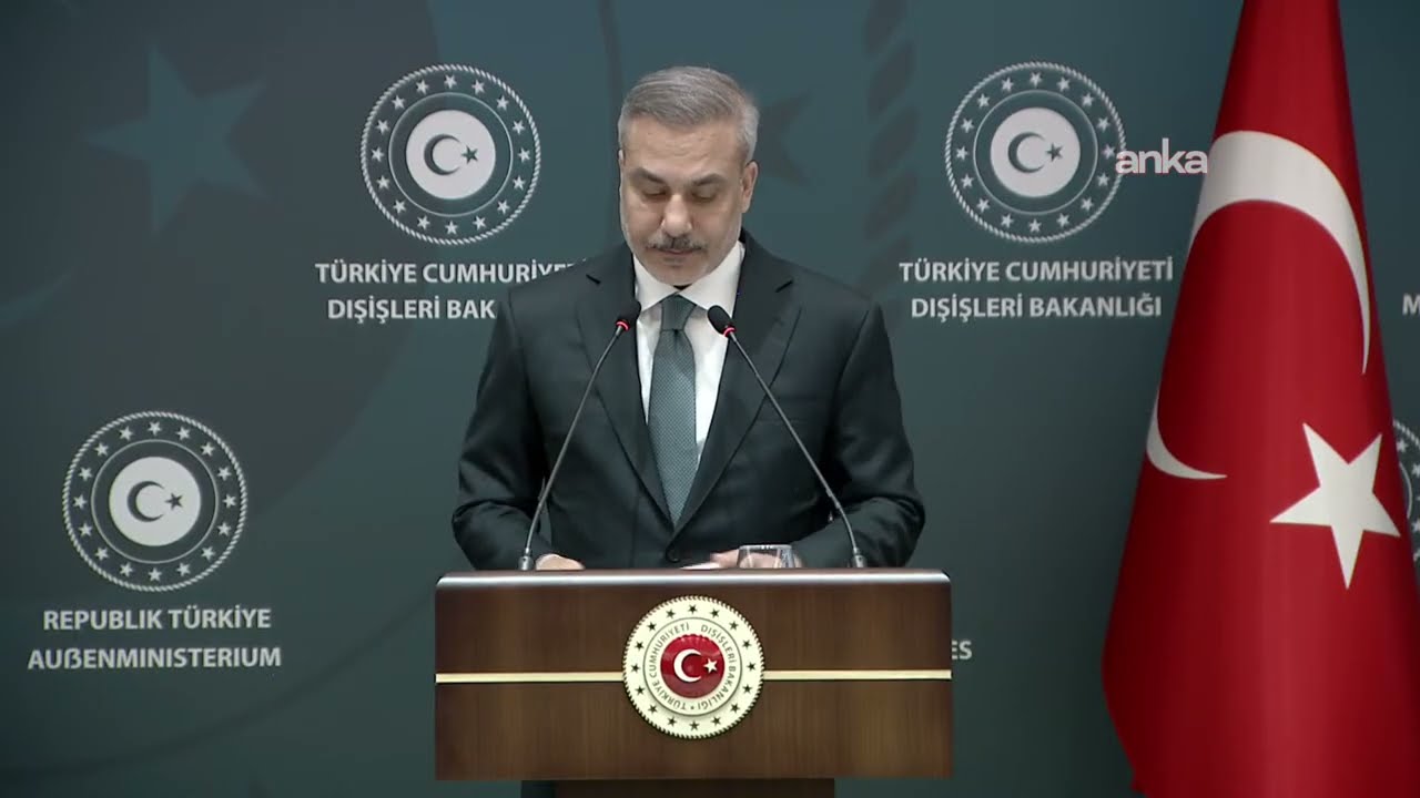 Dışişleri Bakanı Hakan Fidan, İran Dışişleri Bakanı Abbas Arakçi ile açıklama yapıyor #Canlı