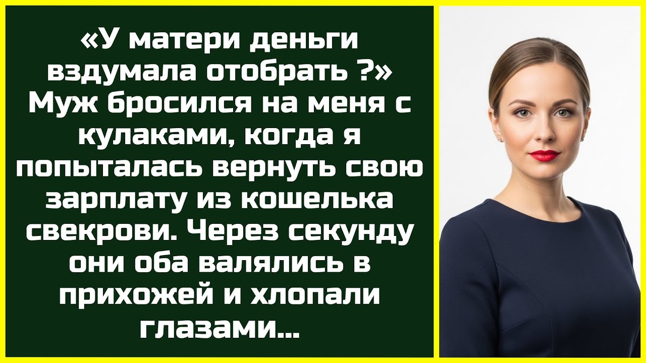 «У МАТЕРИ ДЕНЬГИ ОТБИРАТЬ — ПОСЛЕДНЕЕ ДЕЛО!» — Муж полез с кулаками, защищая свекровь воровку