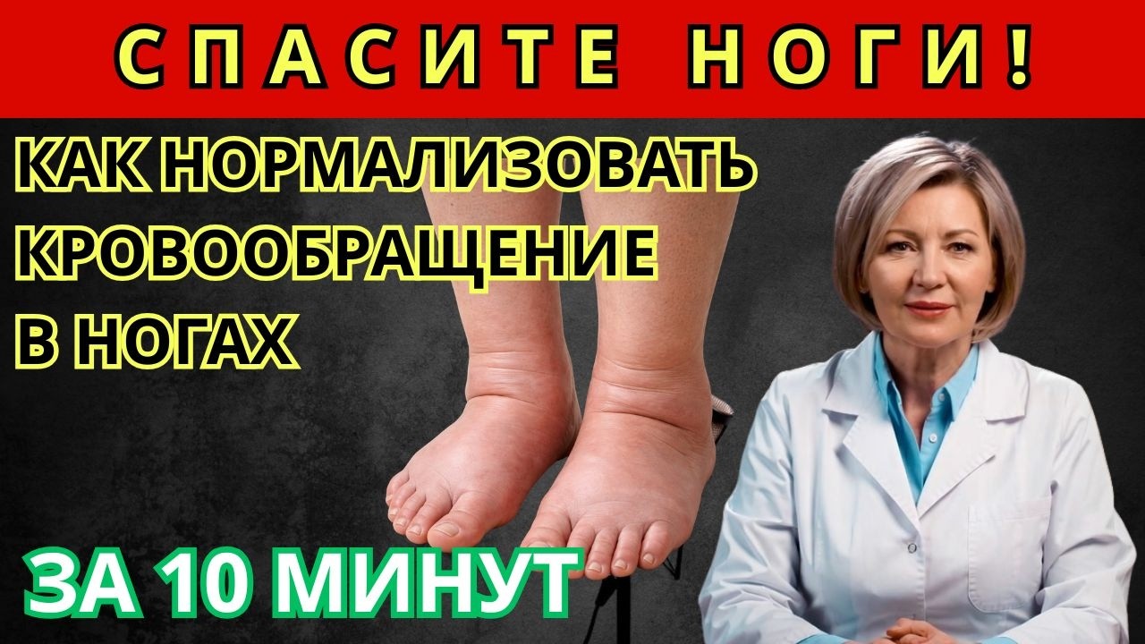 Ноги мёрзнут и тяжелеют? Это не возраст, а «засор» сосудов: спасите их за 15 минут