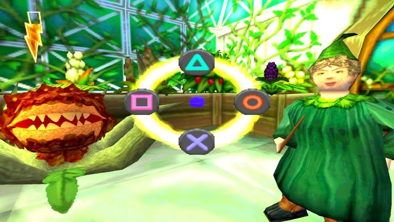 HARRY POTTER E LA CAMERA DEI SEGRETI-PS1 (2002) PARTE 4:LA LEZIONE DI ERBOLOGIA