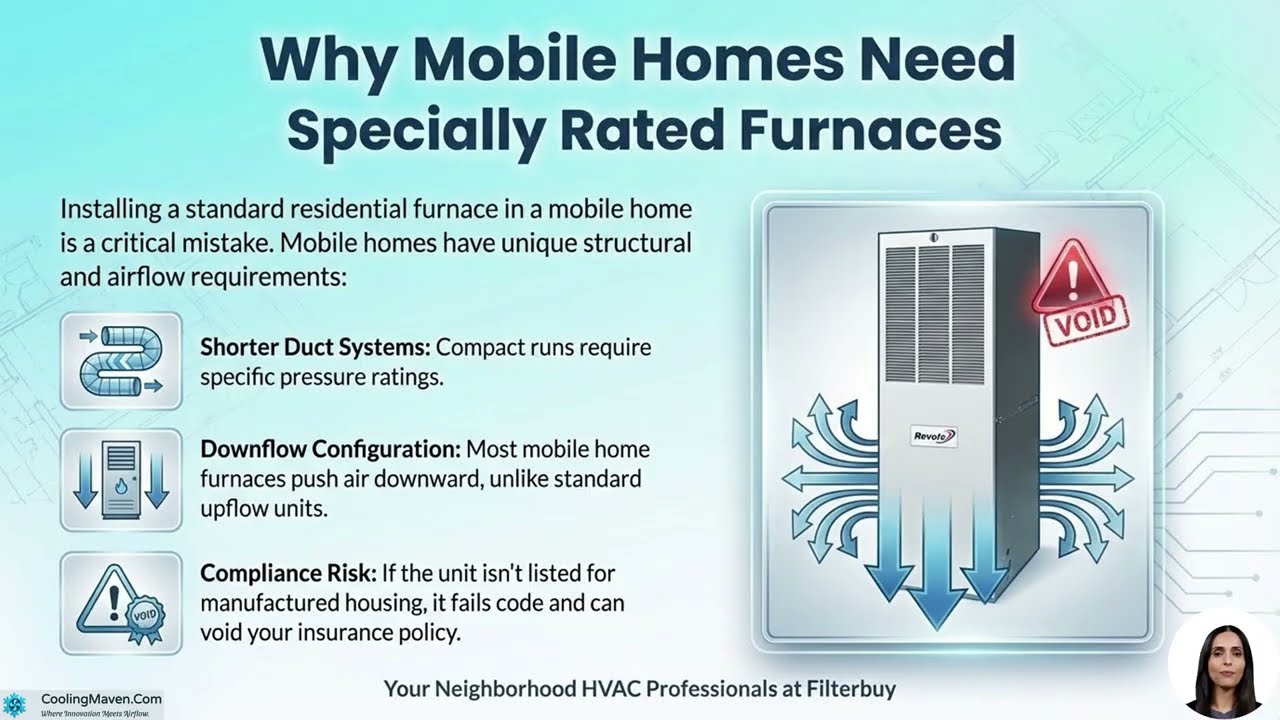 Electric Furnace Installation for Mobile Homes: HUD Requirements, BTU Sizing Calculator and more