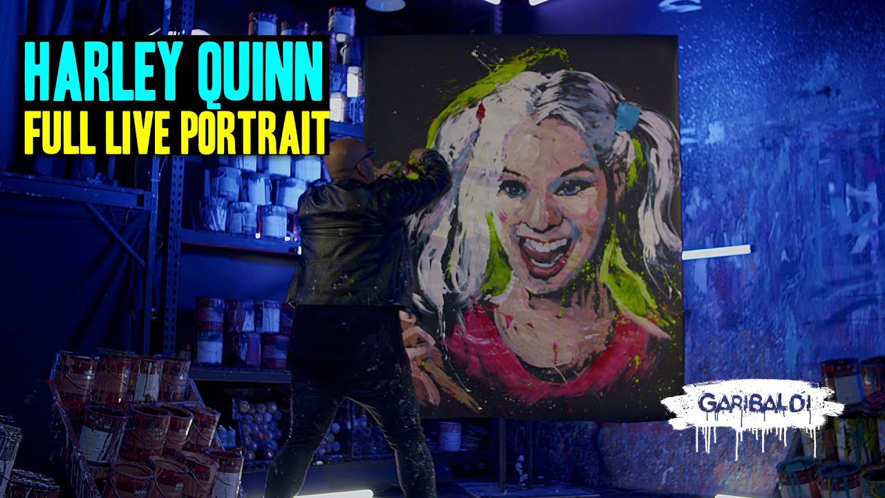 Harley Quinn Full Live Portrait - Garibaldi