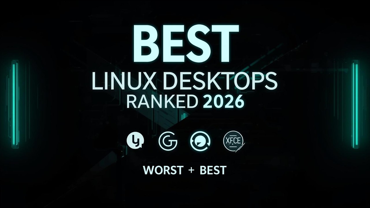 Linux Desktop Environments Ranked 2026 &mdash; From Worst to Best | GNOME vs KDE vs XFCE
