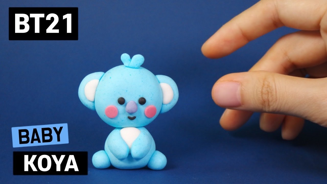 BTS BT21 BABY KOYA 슈가크래프트 베이비 코야 만들기