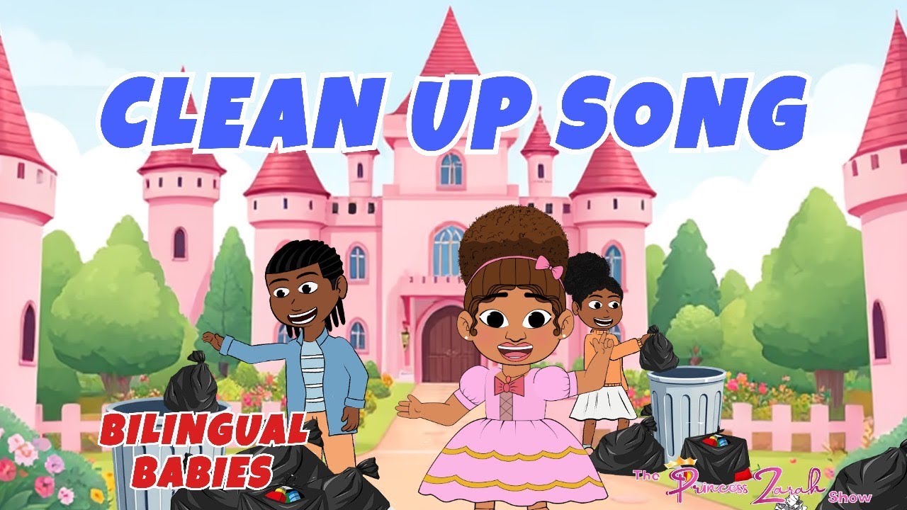 Clean Up Song | The Princess Zarah Show | Kids Songs + Nursery Rhymes Family Fun