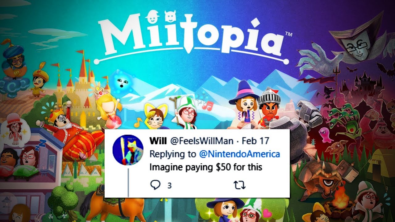 Twitter's Reaction to Miitopia on Switch