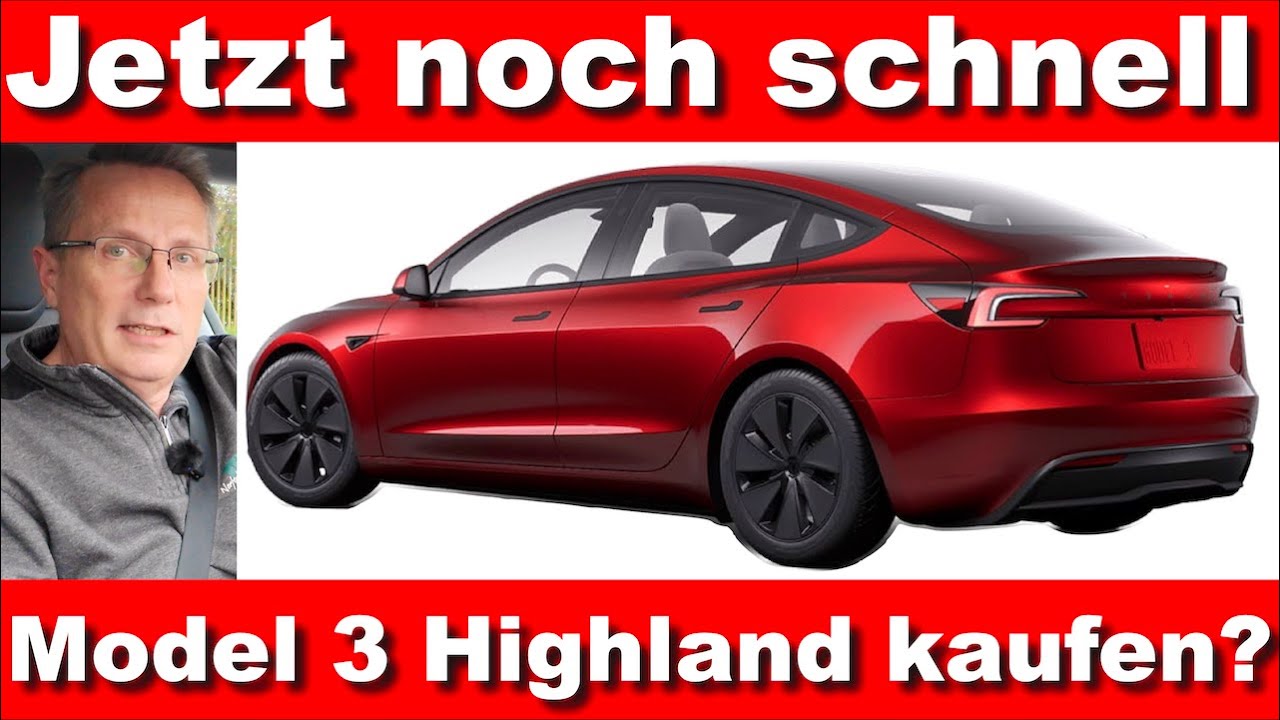 Warum ich mich doch für ein neues Model 3 Standard entschieden habe. Probefahrt Model 3 Highland SR+