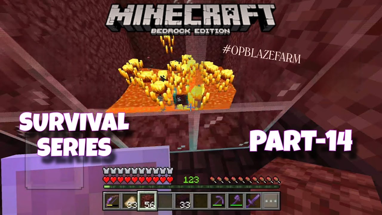Minecraft realms survival series part-14🥳Tamil | How to build a blaze farm in minecraft #minecraft 