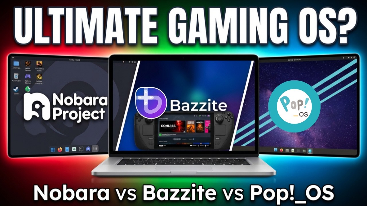 Nobara Vs Bazzite Vs Pop! _OS (2026) - Which Linux Distro Is Best