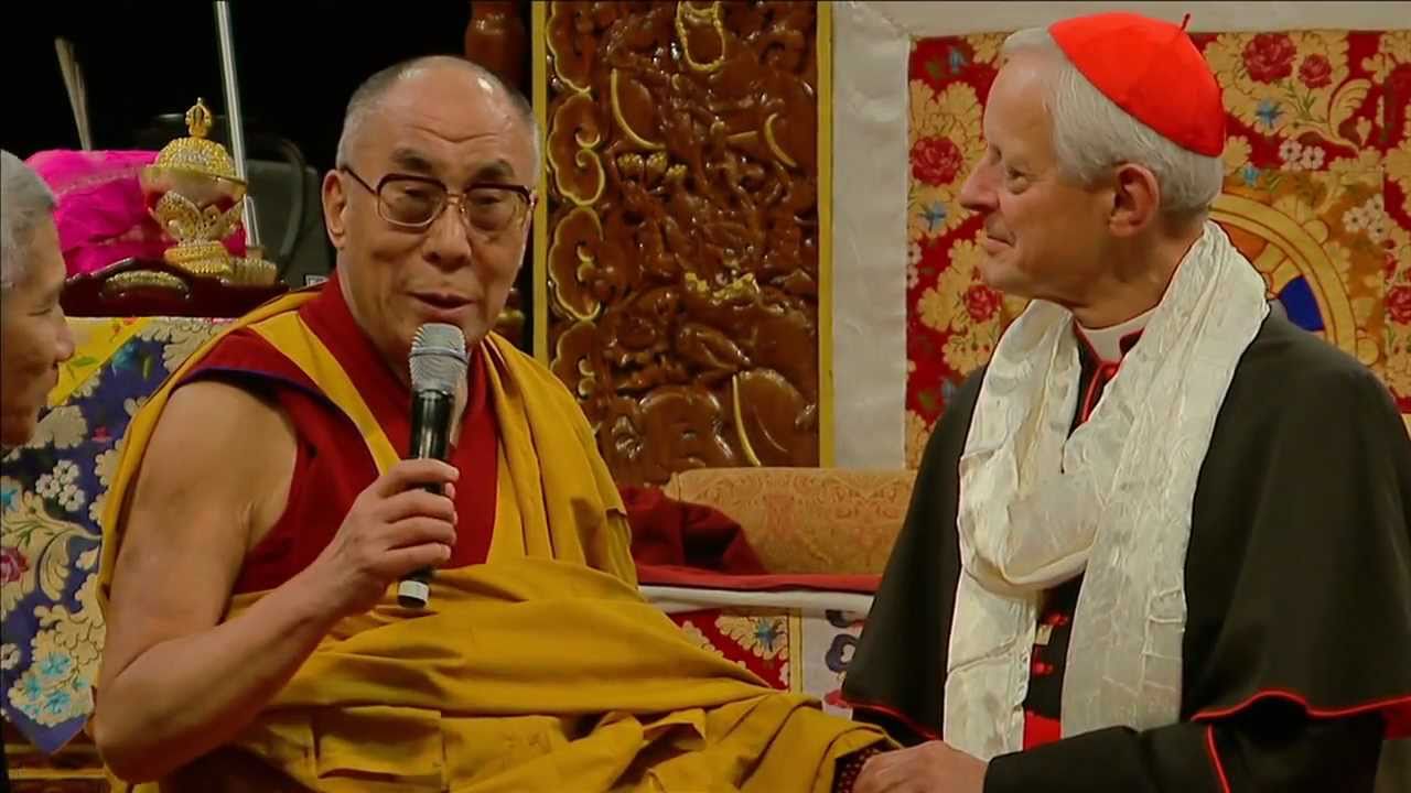 The Dalai Lama and Cardinal Wuerl in Washington DC