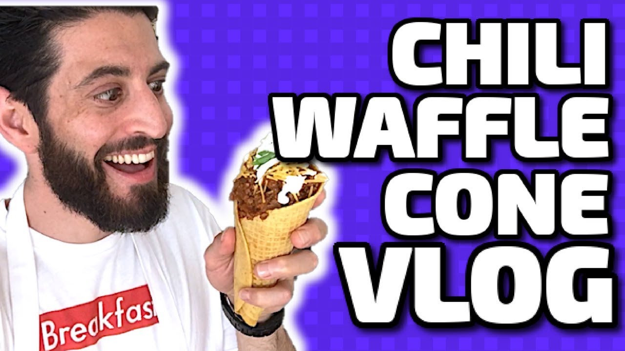 CHILI WAFFLE CONE VLOG!!!