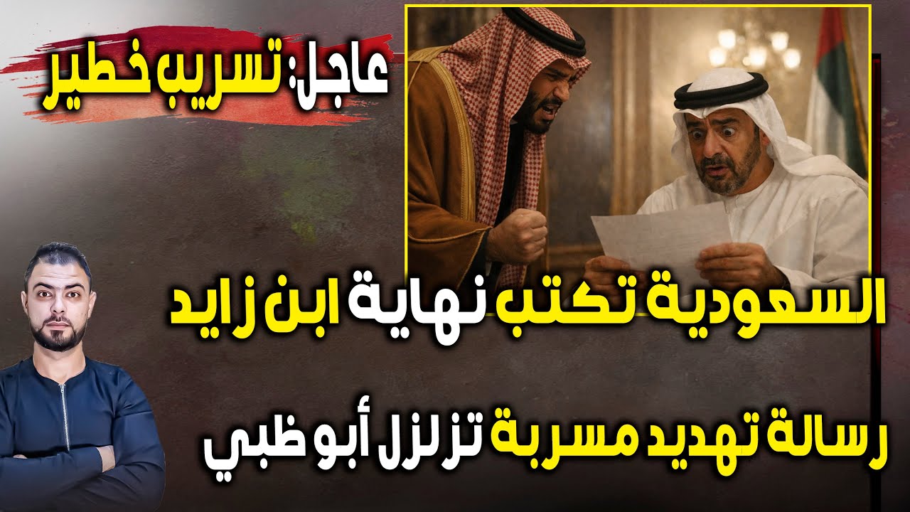 عاجل: السعودية تكتب نهاية ابن زايد | رسالة تهديد مسربة من ابن سلمان تزلزل أبو ظبي