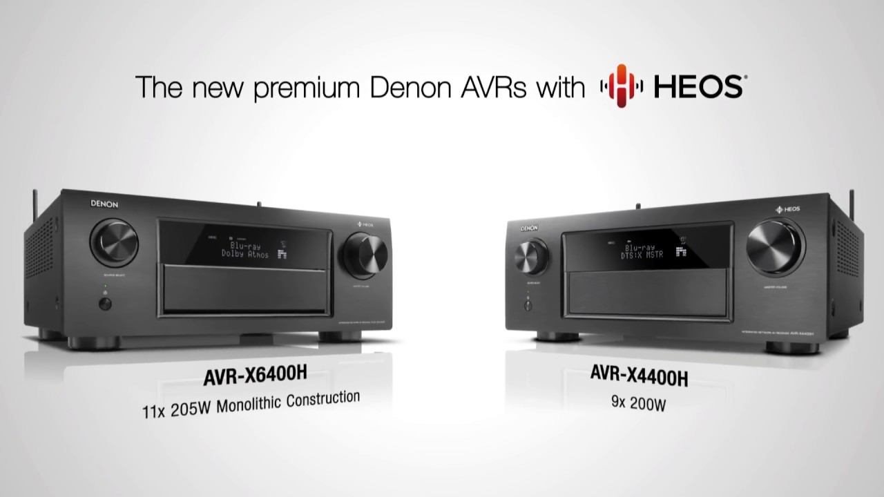 AVR-X6400H and AVR-X4400H | Premium AV Surround Receivers with HEOS built-in