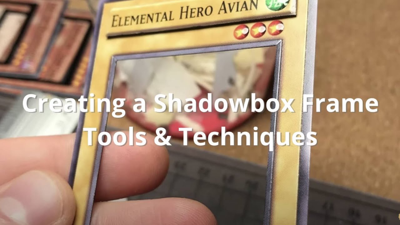 Tutorial: Creating a Shadowbox Frame - Tools & Techniques
