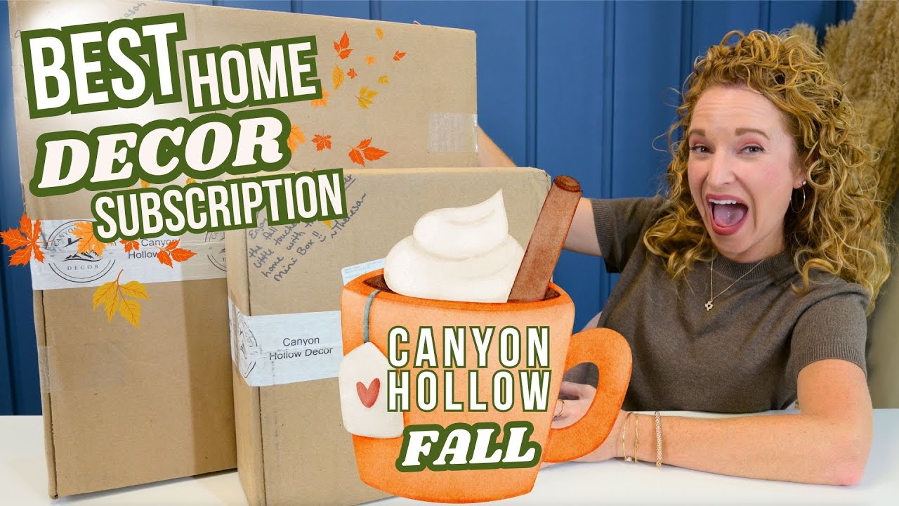 BEST Home Decor Subscription 🌟 Canyon Hollow Fall 2025 Unboxing & Spoilers