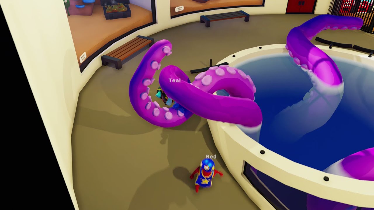 A SACRIFICE TO THE TENTACLE MONSTER! | Gang Beasts Tournament 1st Round Fights [5] Dojo Showdown