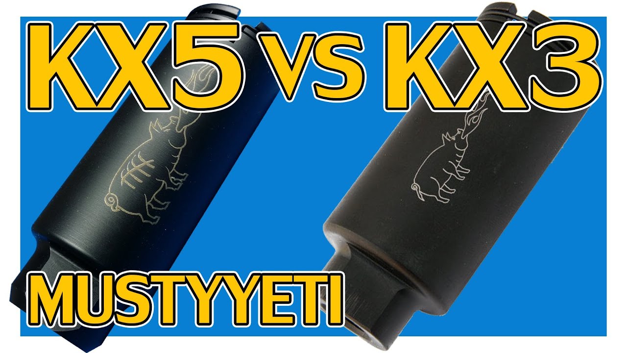 KX5 vs KX3 :: Size/Weight Comparison :: MustyYeti