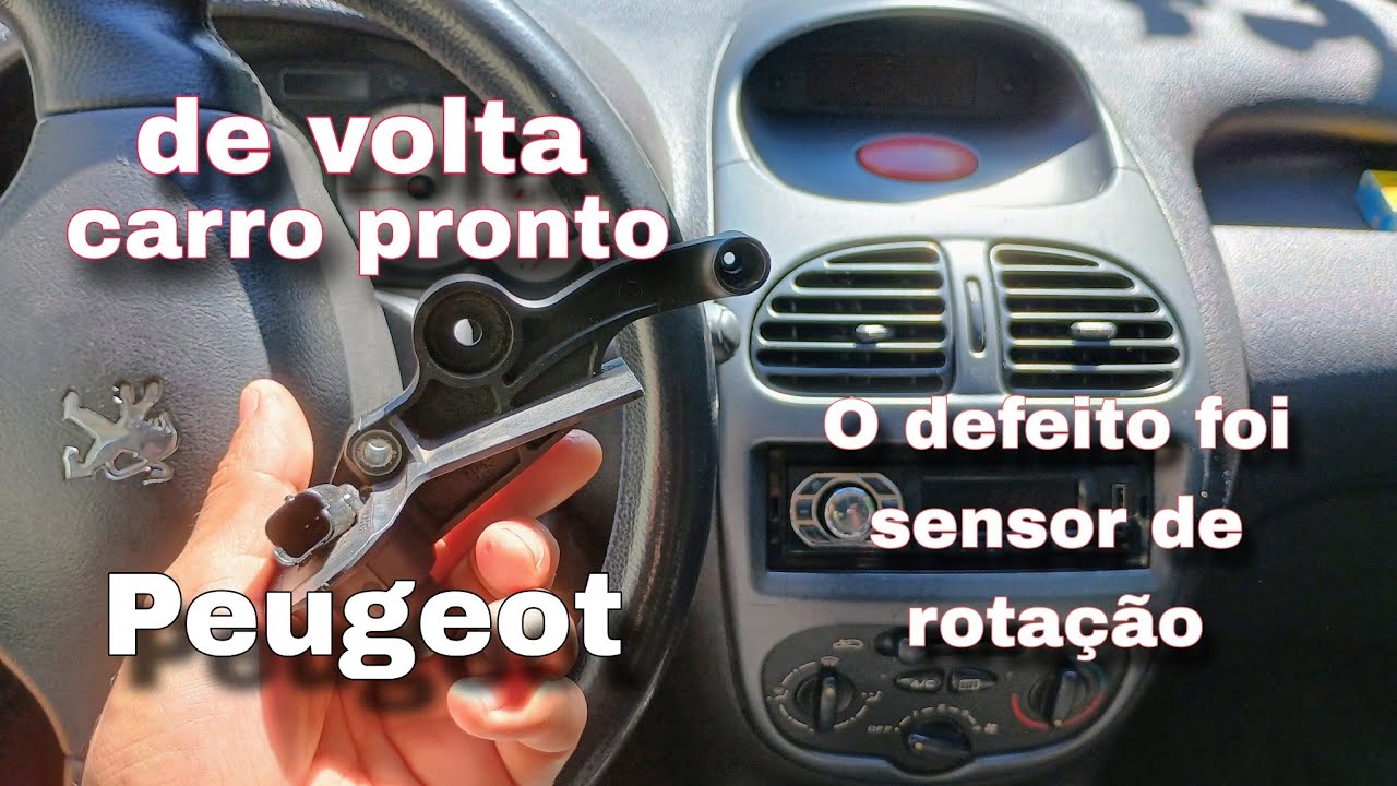 Peugeot 206 sensor de rotação resolvido