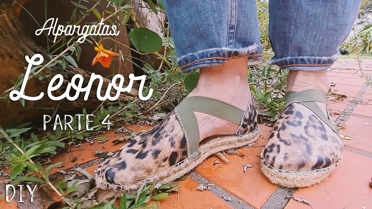 Fabricación de Alpargatas artesanales Leonor Parte 4 #alpargatas #cuero #costura #shoemaking #campo