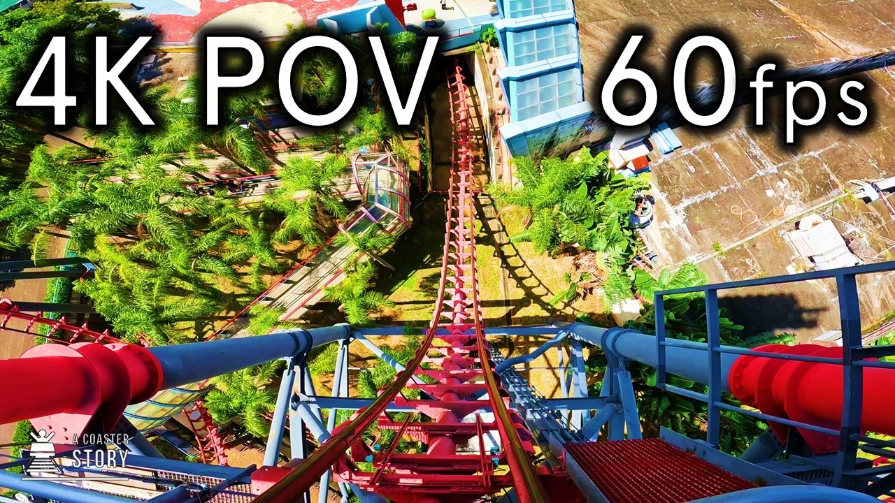Gravity Max (World's 1st Tilt Coaster) - LIHPAO Land Discovery World 4K60 POV