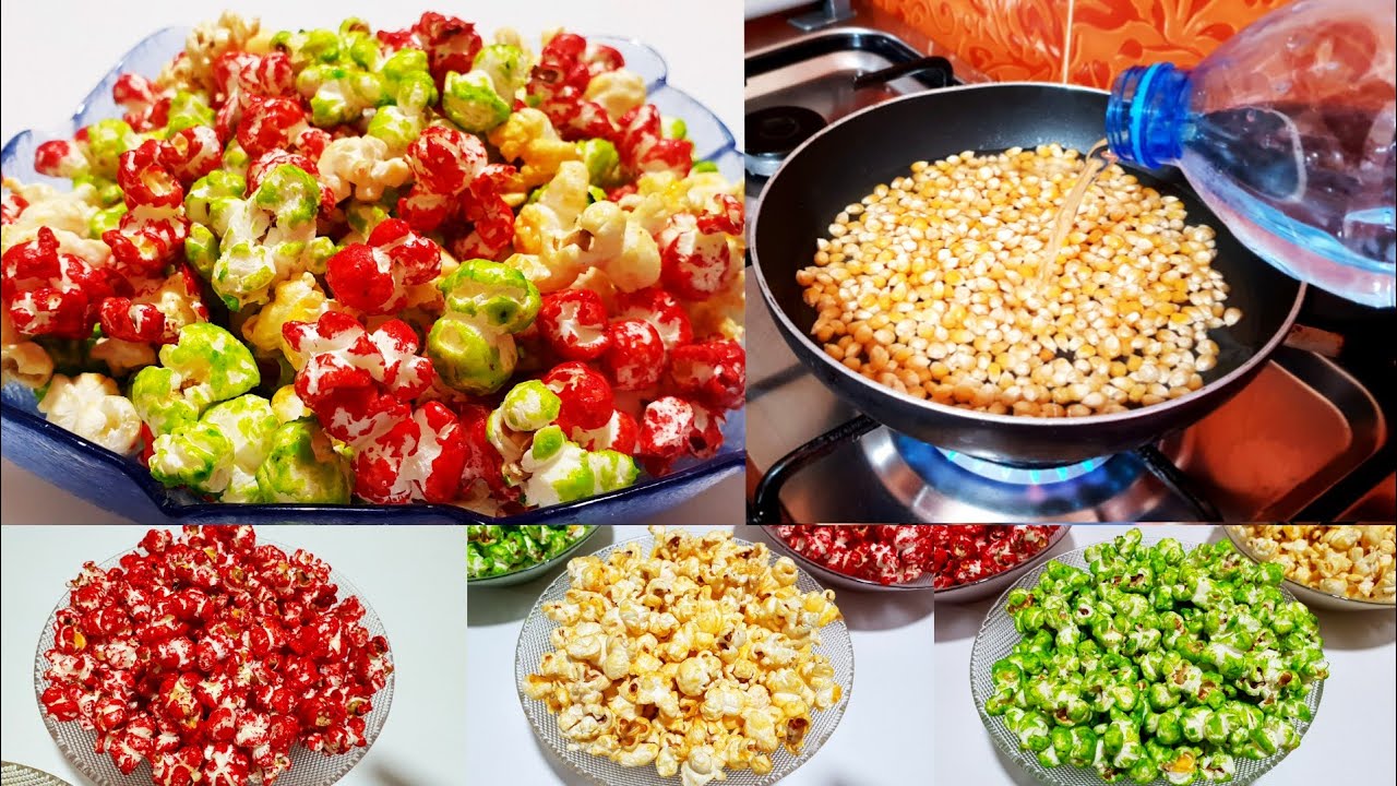 شوية فشار وماء و مكونات بسيطة.عمري ماتخيلت كل هاد النتيجة تطلع من الفشار غادي يتخاطفو عليه