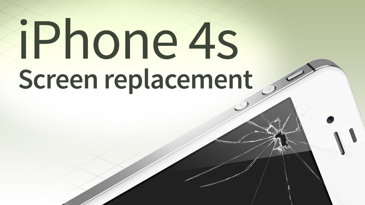 iPhone 4s screen replacement disassembly and reassembly [english]
