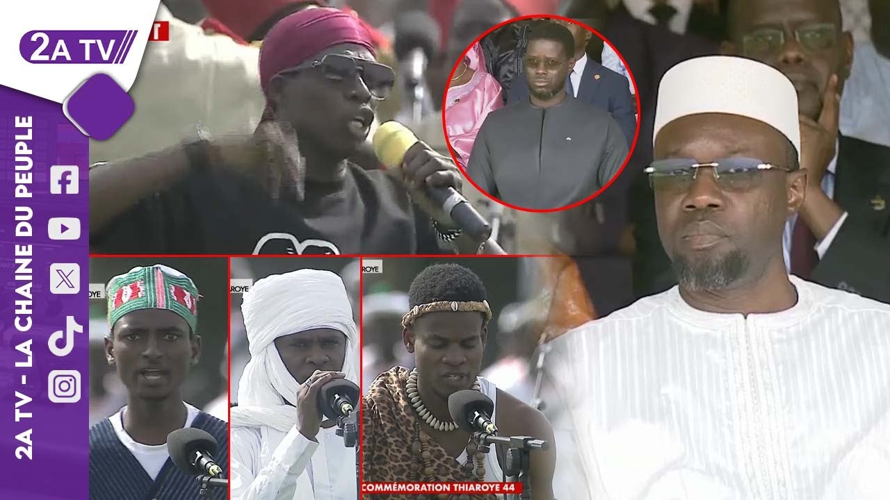 Le Rappeur Matador Devant le Président Diomaye et le PM Ousmane Sonko rend hommage aux tirailleurs