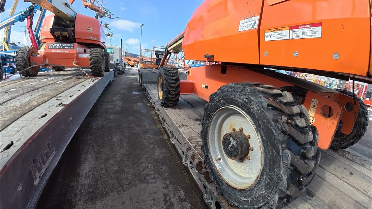 CRST RGN ➕ Ohio ➡️ Maryland 🗺️ Load➕30,000lbs JLG 65 ft Boom Lift 👏‼️