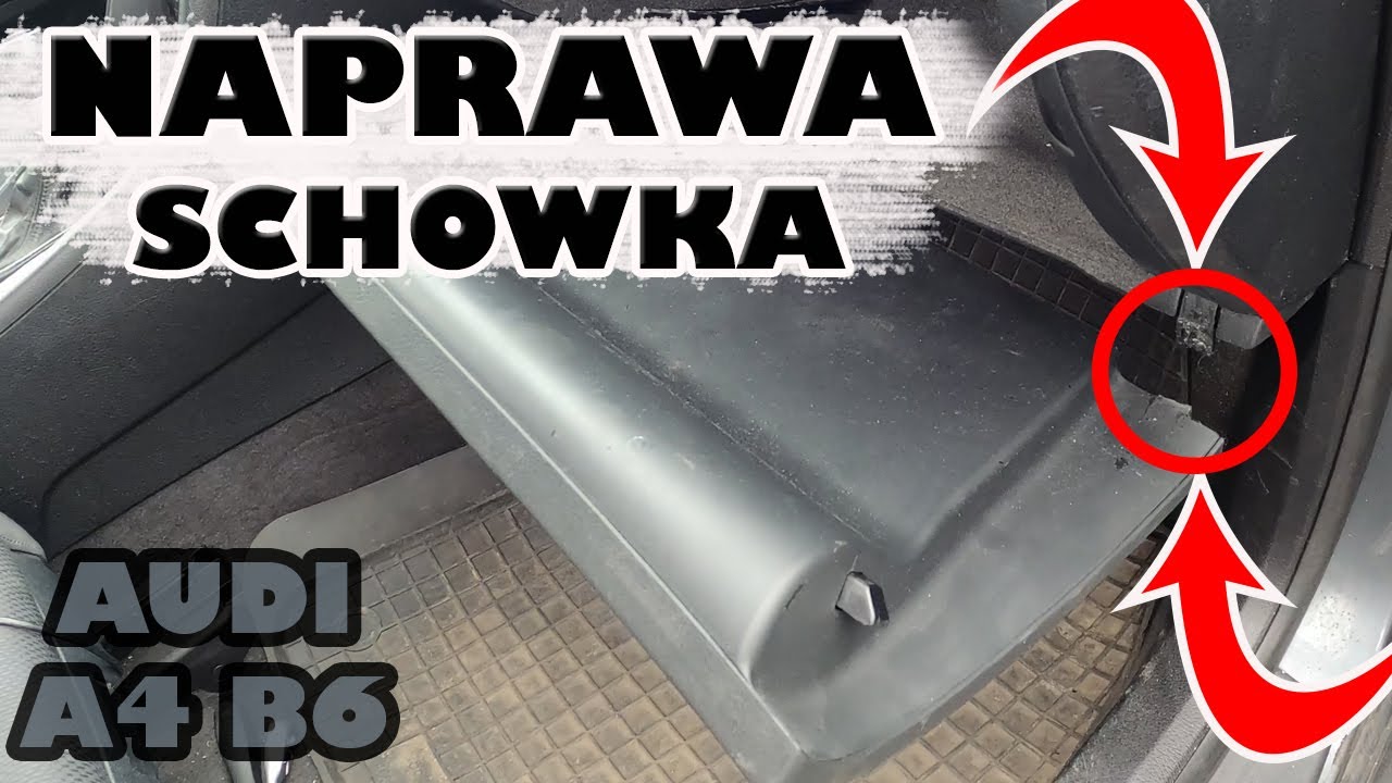 Naprawa Zawiasu Schowka Audi A4 B6, Krok po kroku