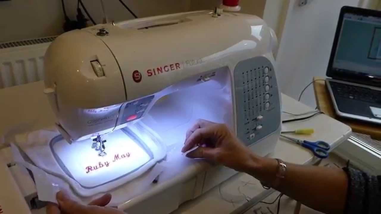Вышивка на швейной машине Singer XL-400
