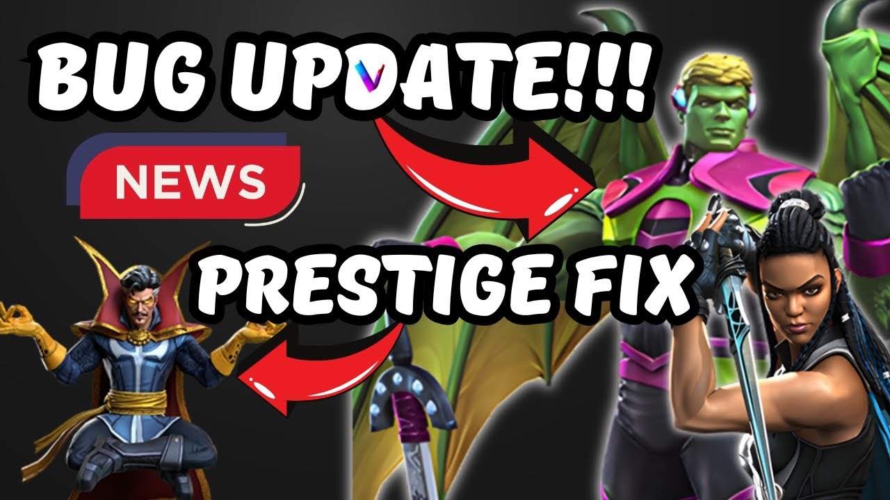 Hulkling & Valk Bug & Fix Confirmed By Kabam & Doctor Strange Prestige Massive Fix - MCoC