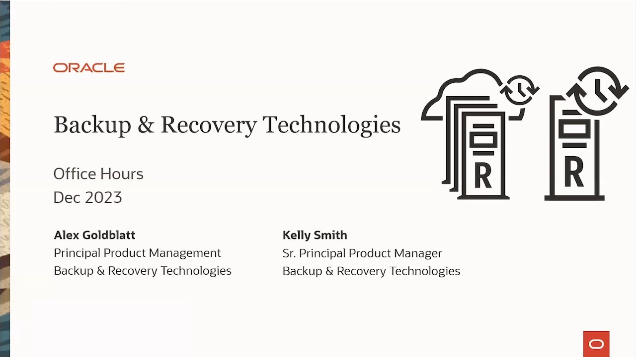 Oracle Transparent Data Encryption & Deduplication; Autonomous Recovery Service Customer Case Study