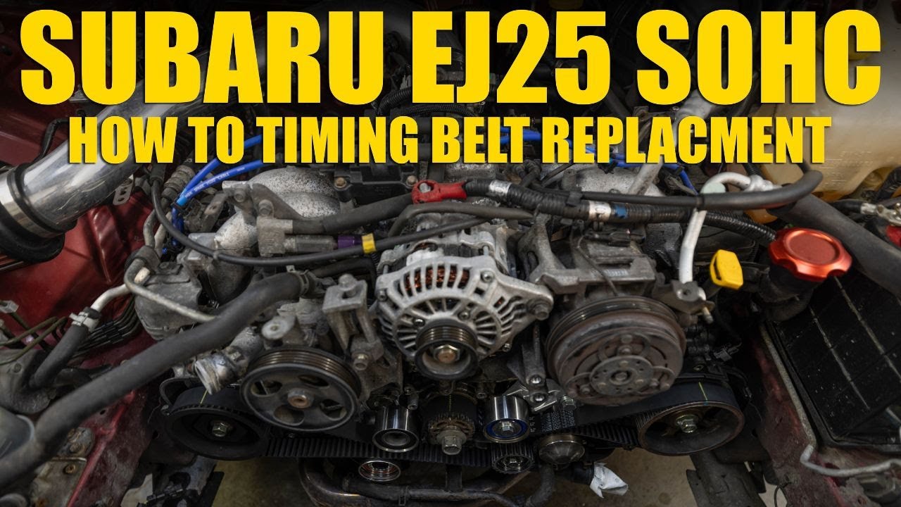 Инструкция: замена ремня ГРМ Subaru EJ25 SOHC
