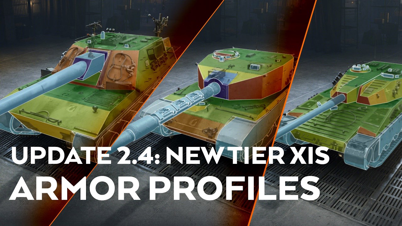 Update 2.4 - FIRST LOOK at Armor Profiles for 6 NEW Tier XI Vehicles - World of Tanks