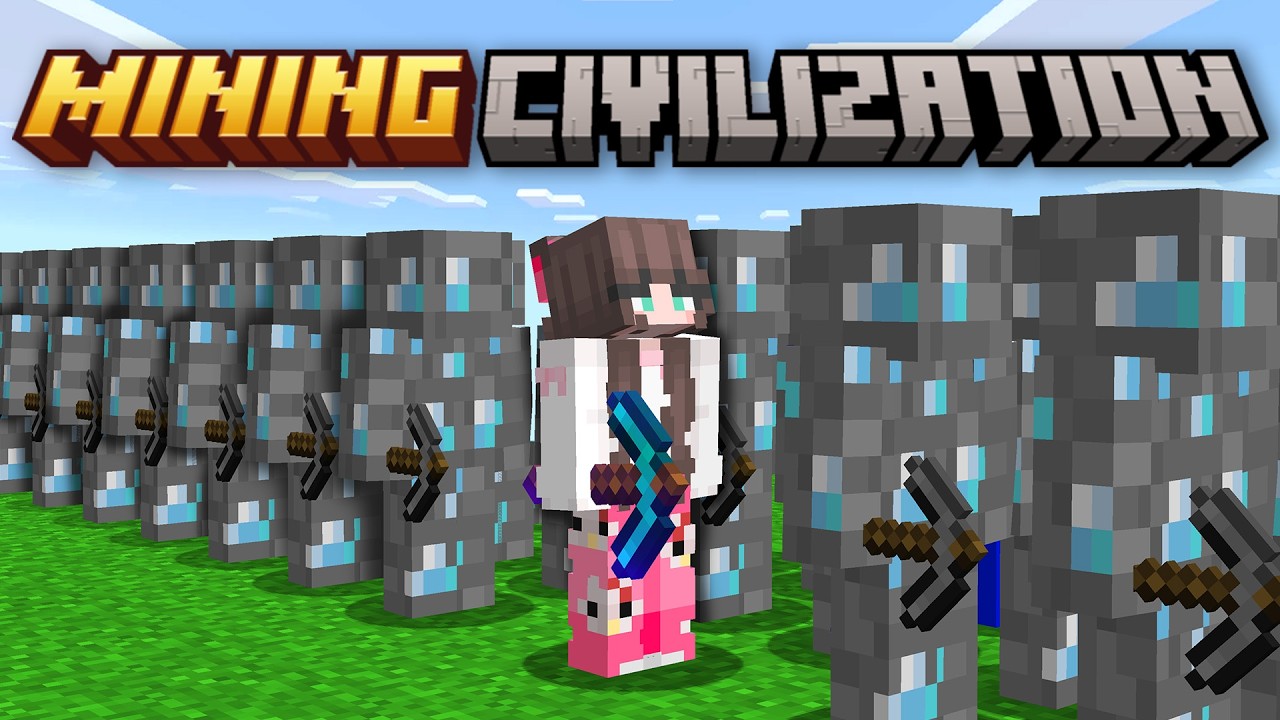 Minecraft, But I Join MINING Civilization