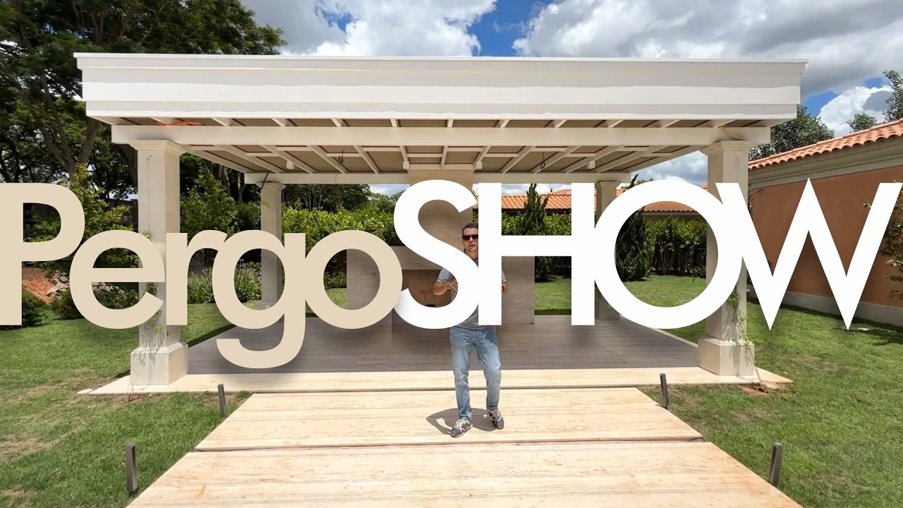 PergoSHOW: Visita de Obra com 2 Pergolados de Ferro de Alto Padrão