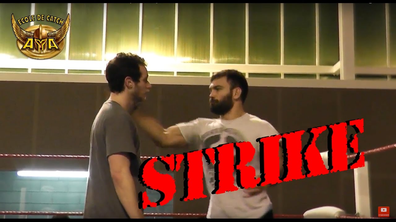 Cours de STRICKE - Ecole de Catch Aya - Stage avec DAVID STARR # 4 (catch france)