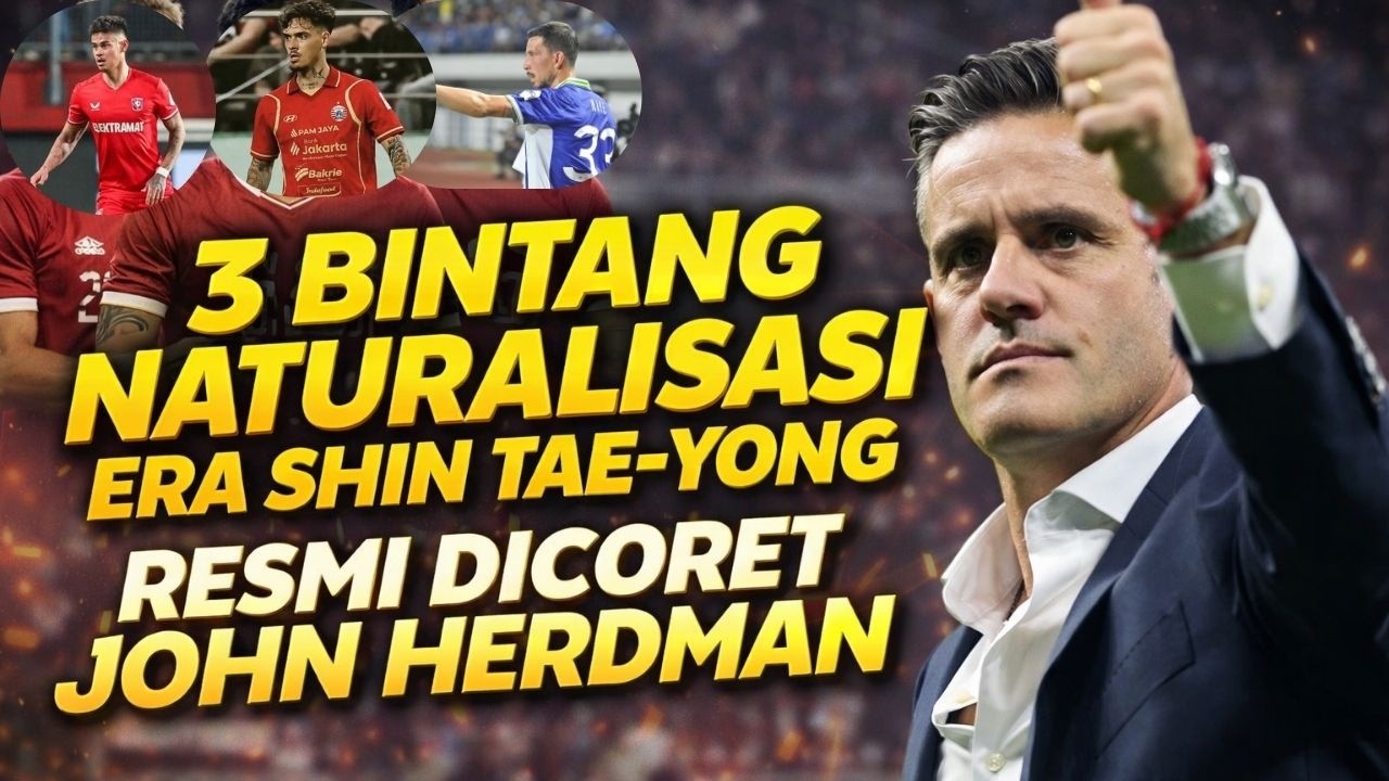 3 BINTANG NATURALISASI ERA SHIN TAE-YONG, RESMI DICORET JOHN HERDMAN
