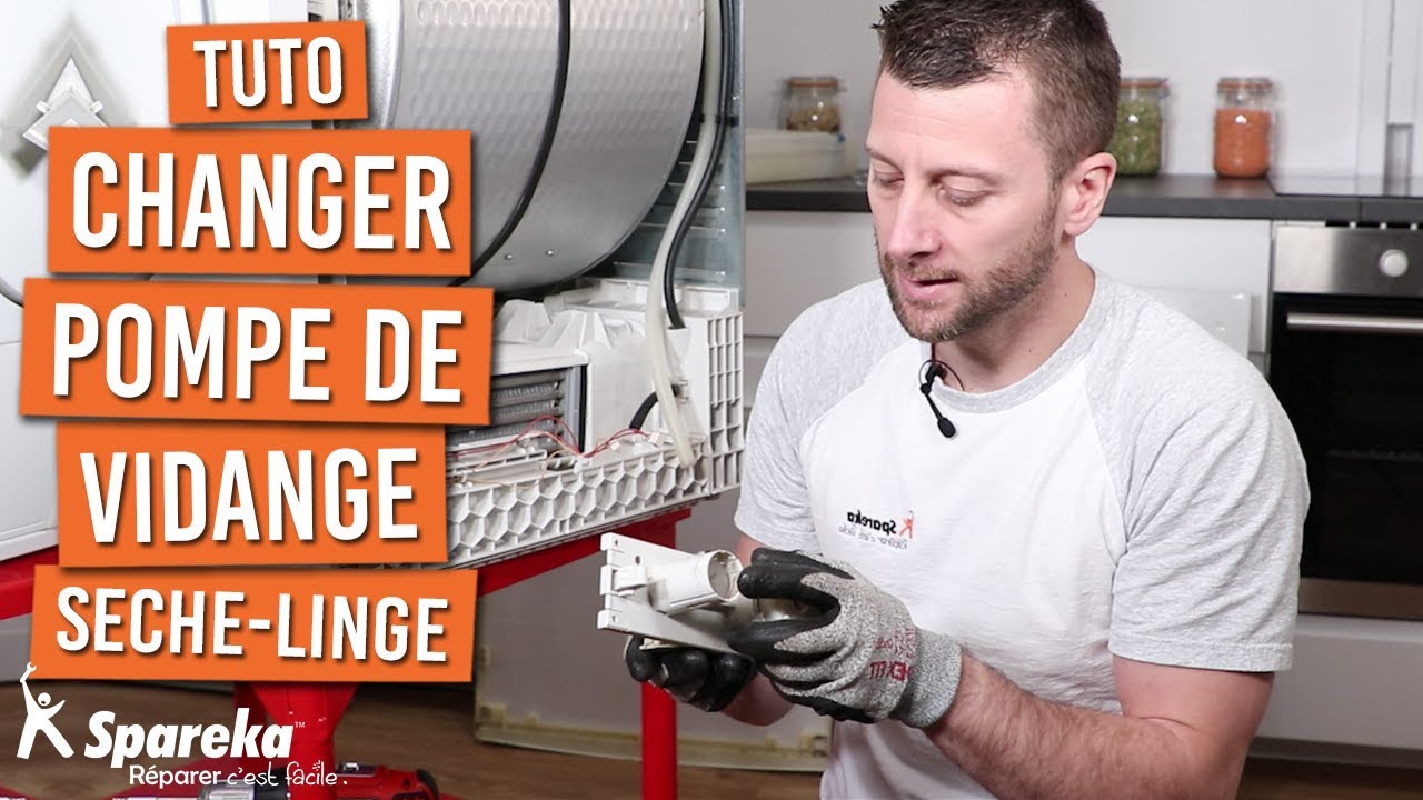 Comment changer la pompe de vidange d'un sèche linge