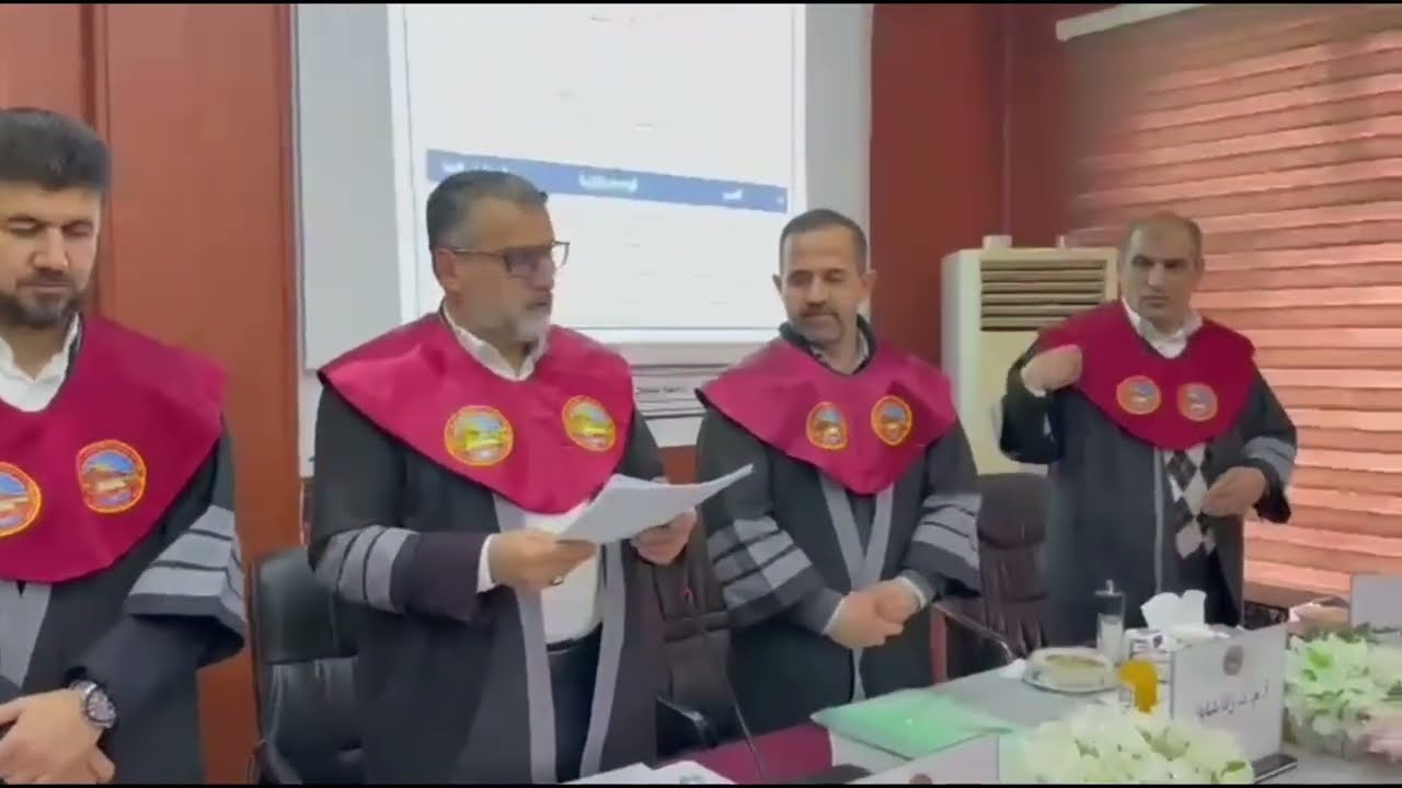 گفتوگۆی ماستەرنامەی دوو قوتابی ، لەزانکۆی سەلاحەدین و زانکۆی ڕاپەڕین
