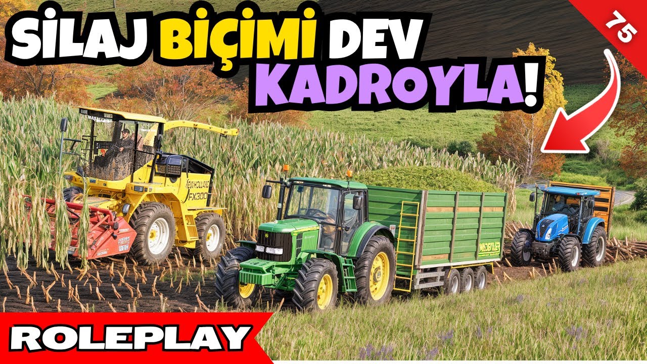 Yörük Osman’a Yardıma Gittik! Silajları Dev Gibi Taşıdık 🌽💪