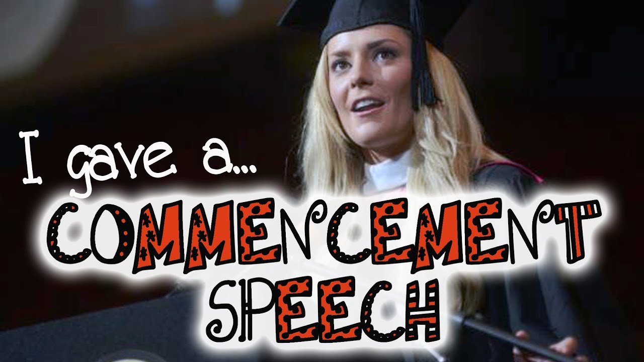 I GAVE A COMMENCEMENT SPEECH // Grace Helbig